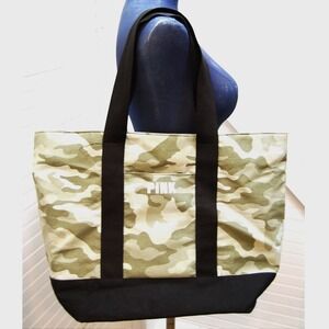 Victoria's Secret PINK Camouflage tote Weekender bag Large